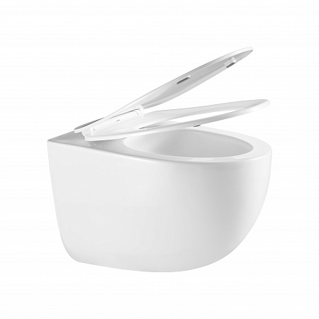 Подвесной унитаз безободковый Terminus Енисей Monolit 560х390 белый Ульяновск - фото 7