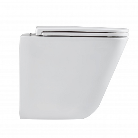 Подвесной унитаз безободковый Terminus Ватикан Monolit 490х340 белый Ульяновск - фото 4