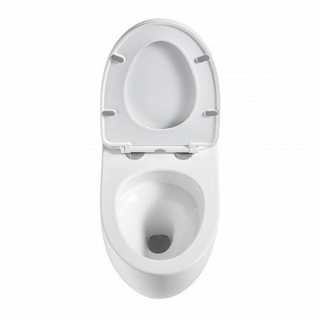 Подвесной унитаз безободковый Terminus Енисей Monolit 560х390 белый Ульяновск - фото 3