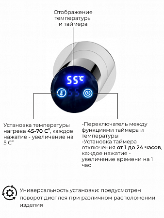 Рондо П2 350х760 электро Полотенцесушитель TERMINUS Нержавеющая сталь Ульяновск - фото 5 Рондо П2 350х760 электро Полотенцесушитель TERMINUS Нержавеющая сталь Ульяновск - фото 5
